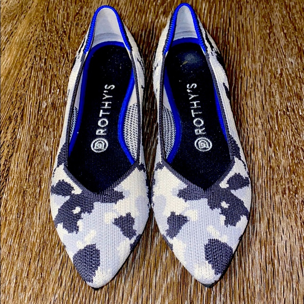 Rothy’s The Point Gray Camo Size 9